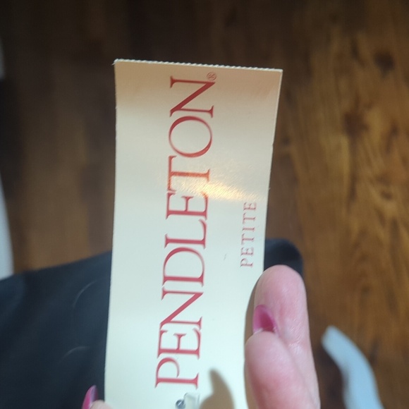 Vtg Pendleton Black Wool Blazer Classic Old Money NWT Sz S 10P - Picture 8 of 14